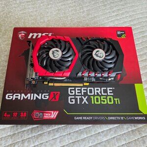 MSI GeForce GTX 1050 Ti Gaming X 4GB * Excellent, Fully Benchmarked, Tested, Box